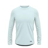 BLACKSTRAP Kids' Brackish Crewneck Long Sleeve Shirt, UPF 50+ Sun Protection, Cooling, Quick Dry and Lightweight, Unisex. Mint | X-Large