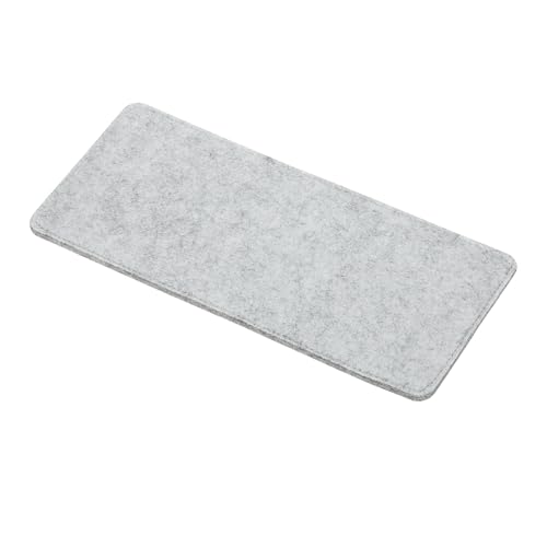 YELARXI Felt Base Shaper, Bag Bottom Shaper Purse Organizer Insert, Handbag Organizers Arc Corner Liner Board Insert, 13 x 6 Inch Fit for Purse Tote Bag Handbag Women (Light Gray)