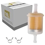 JLM MARINE 5007335 Inline Fuel Filter for Johnson Evinrude OMC BRP 40 50 60 75 90 115 150 175 200 HP Outboard Motor 18-7722