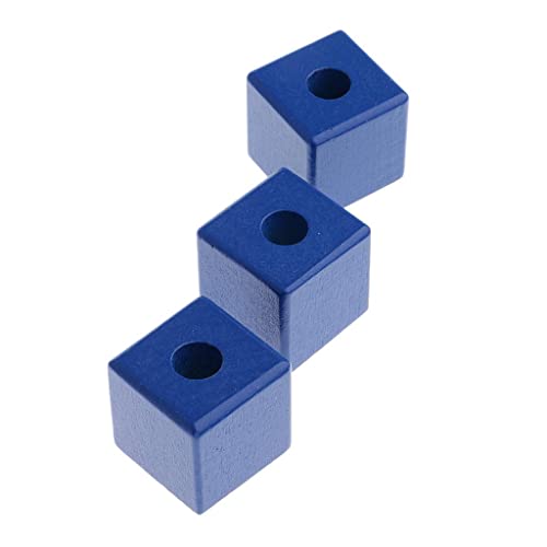 Cubos de madera educativos infantiles con base vertical para coordinación 3