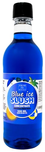 Blue Ice-Slushkonzentrat 500 ml, Mischungsverhältnis 1:5 | Slush-Eis | Crush-Eis | Wassereis | ohne künstliche Farbstoffe | für Slushie-Maker