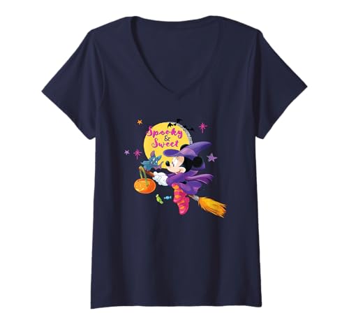 T-shirt Minnie Disney Halloween cadeau idéal pour les passionnées de l'univers de Mickey