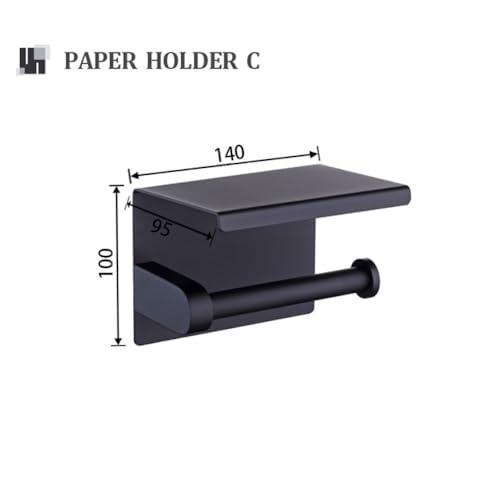 Ensemble porte-serviettes noir mat idéal pour vos matins dynamiques - 2