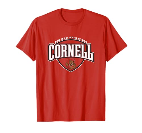 Cornell Athletics Shield Red | Cornell University T-Shirt