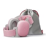 Alpine Muffy Baby Comfort - Ear Defenders for Babies and Toddlers - CE & UKCA Certified - Unique Headband for Safe Fit & Comfort Multi-adjustable for Ages Up To 48 Months - 24dB Sound Reduction, Pink