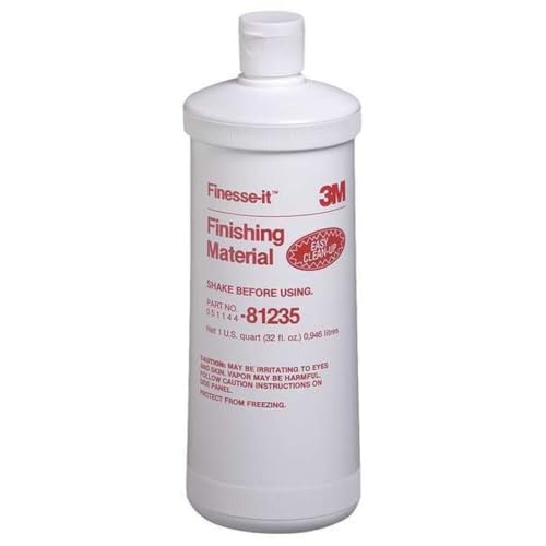 3M Finesse-it Polish - Finishing Material, 81235, White, Easy Clean Up, Liter