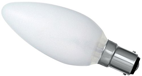 10x Opal Candle Light Bulb 40w / SBC Small Bayonet Cap White Pearl Soft Lamps