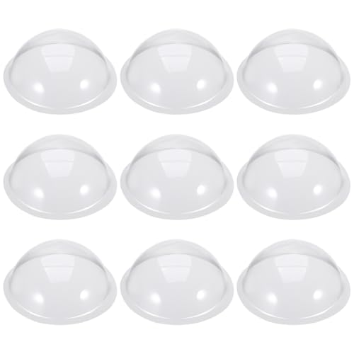 VICASKY 20 Stück Klare Kunststoffkuppeln für Bastelprojekte...