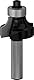 Bosch Accessories Professional Abrundfräser Standard for Wood (für Holz, Radius 6 mm, Arbeitslänge 13,5 mm, Zubehör Handfräse)