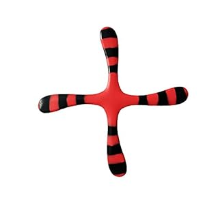 Bumblebee Bumerang für Linkshänder, Rot Ideal für Kinder und Erwachsene