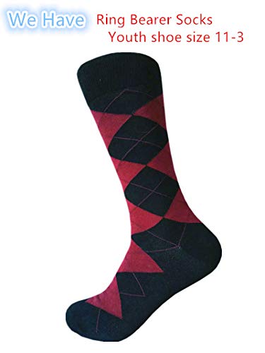 Triple M Plus Black With Multicoloured Dress Sock2