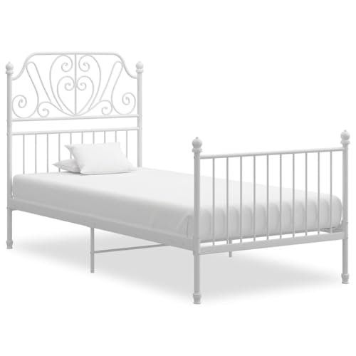 vidaXL Bettgestell Metallbett Schlafzimmer Bett Einzelbett...