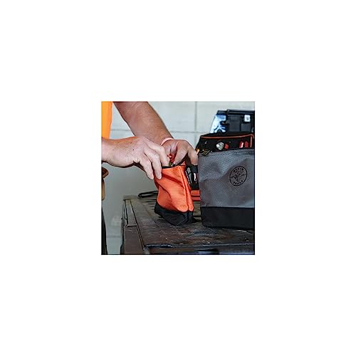 Klein Tools Bolsa Utilitária 55470 Laranja/Preto Cinza/Preto Pacote Com 2
