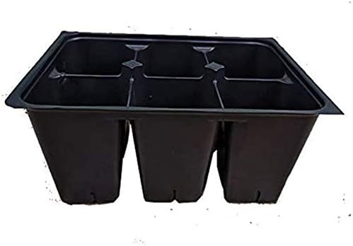 Seed Starter Trays 360 DEEP Extra Large Cells Total (60 Trays of 6 Cells Each)
