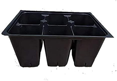 Seed Starter Trays 360 DEEP Extra Large Cells Total (60 Trays of 6 Cells Each)