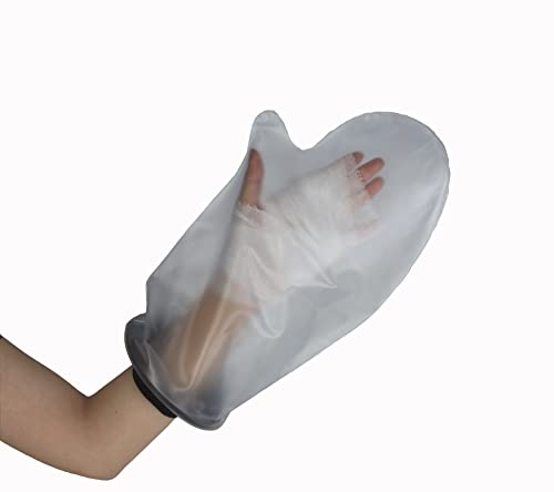 Protège Plâtre Main Adulte,Protection Platre Main,Sac Douche/Etanche Platre Gardez les Plaies et le Bandage au sec Pendant le Bain - Adulte Main - 38CM Cover
