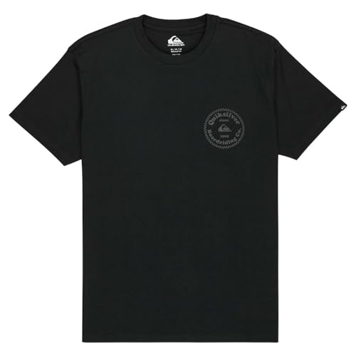 Quiksilver, Ride out Camiseta de Manga Corta, Hombres, S, Black