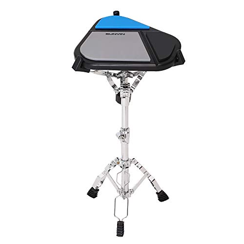 SUNYIN Drum Practice Pad,Silent Practice Pad,Three Percussion Elasticity,Snare Drum Feel,Rhythmic Practice for Children and Adults(NOT include STAND)