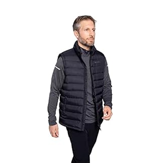 Mountain Warehouse Seasons Mens Padded Gilet Water Resistant Gilet Body Warmer Lightweight Jacket Easy to Store Coat for Winter Travelling Walking