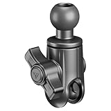 Tackform DURALOCK 20mm ボールとソケットアーム 2インチ 延長/ドロップダウンキット - ショートリーチ | 6061-T6 CNCビレットアルミニウム | 1インチ/Bサイズのシステムには非対応 | ブラックノブ