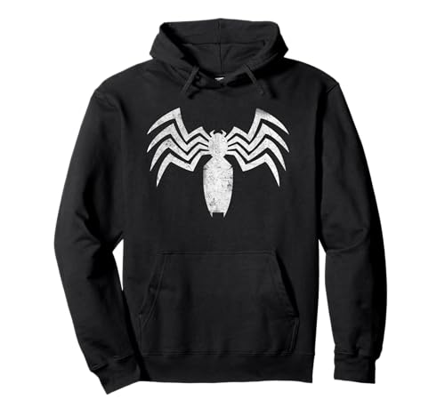 Marvel Distressed Claw Venom Logo Sudadera con Capucha