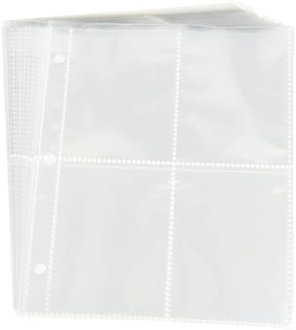 Trading Card Binder, Cards Holder Album Collectible Card Album, Compatible with Game Card Binder 4Pocket, 400Cards 50 Removable Sleeves, Carrying Case Book Folder Storage Organizer for Boys Girls