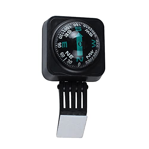 ARTGOS Bussola Impermeabile Marine Auto Car Sfera della Bussola di Navigazione Dashboard Monte Nero per l'escursionismo in Campeggio e Altre attività