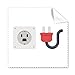 Plug Socket Circuit Diagram Pattern Cleaning Cloth Phone Screen Glasses Cleaner 5pcs