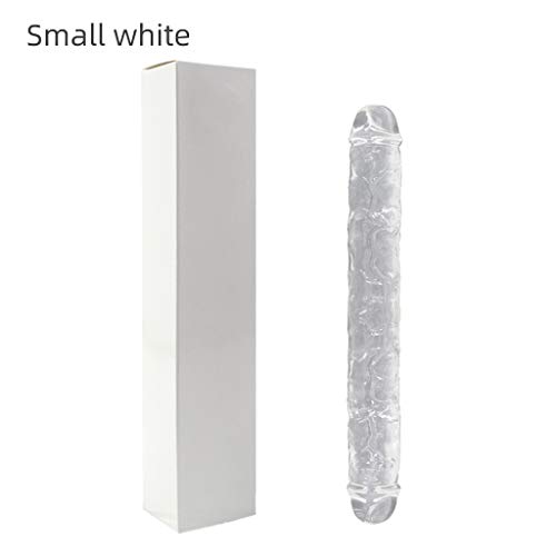 LuJoe 12 inch Double-Headed Simu-Lation Large P'en-NIS- Small Transparent - //coolthings.us
