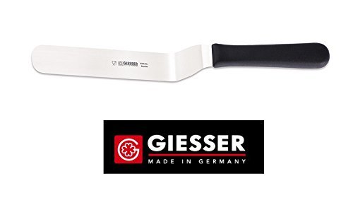 Giesser – Cuchillo profesional de ángulo palé 8235 21 – Hoja de 15 Longitud 21 cm – Para untar de tartas y pasteles. Ideal para cremas y rellenos – Fabricado en Alemania.