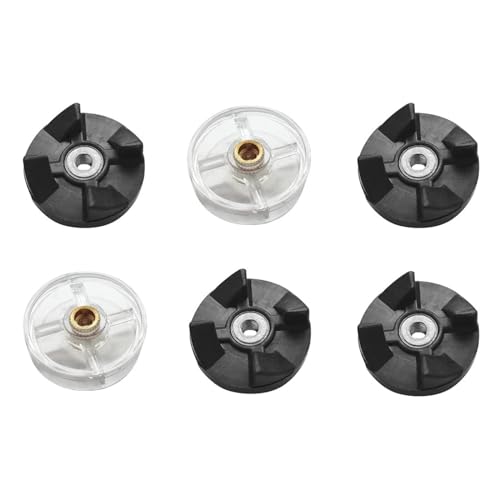 Pieza de repuesto de engranaje y cuchilla Base, Compatible con MagicBullet, licuadoras MB1001 de 250W, paquete de 6, desmontable, fácil de limpiar