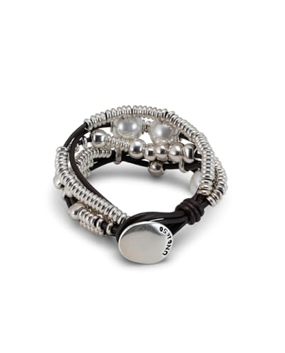 UNOde50 ORION Sterling Silver-Plated Leather Bracelet, Handcrafted in Spain2