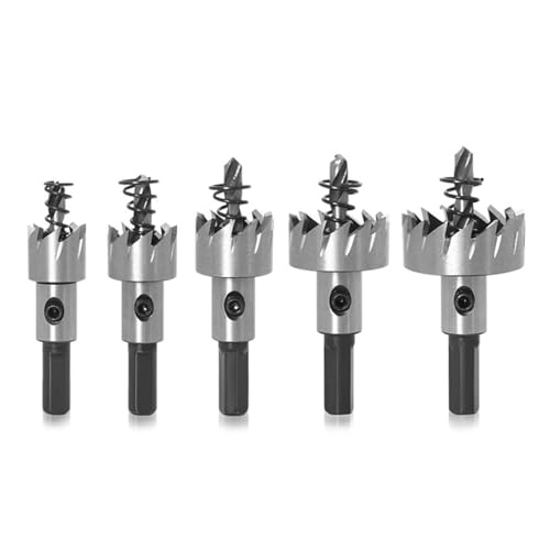 Set 5 Piezas Brocas Carburo HSS 16-30 mm miniatura 1