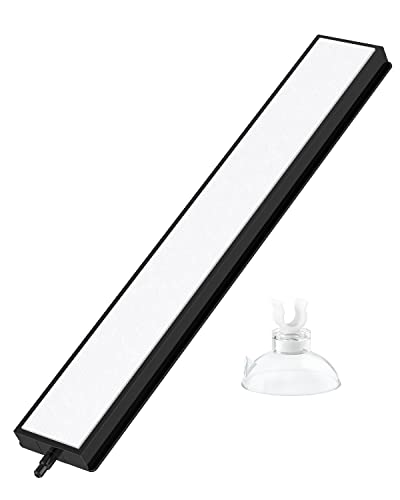 Pawfly 8 Inch Air Stone Bar Micro Bubble Diffuser Release Tool with Suction Cup Clip Accessory for Nano Air Pumps DWC Buckets and Fish Tanks