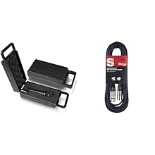 Product 1: Cardioid characteristic with excellent feedback suppression, shock mount system reduces handling noise Product 1: Two-stage pop filter minimizes breath and pop noises. Does not require any phantom power, 50 hz to 15 khz frequency response ...