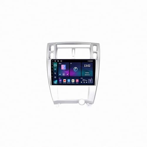 Radio de coche Android Auto para Hyundai Tucson 2004-2009 con Bluetooth y pantalla táctil 2 DIN
