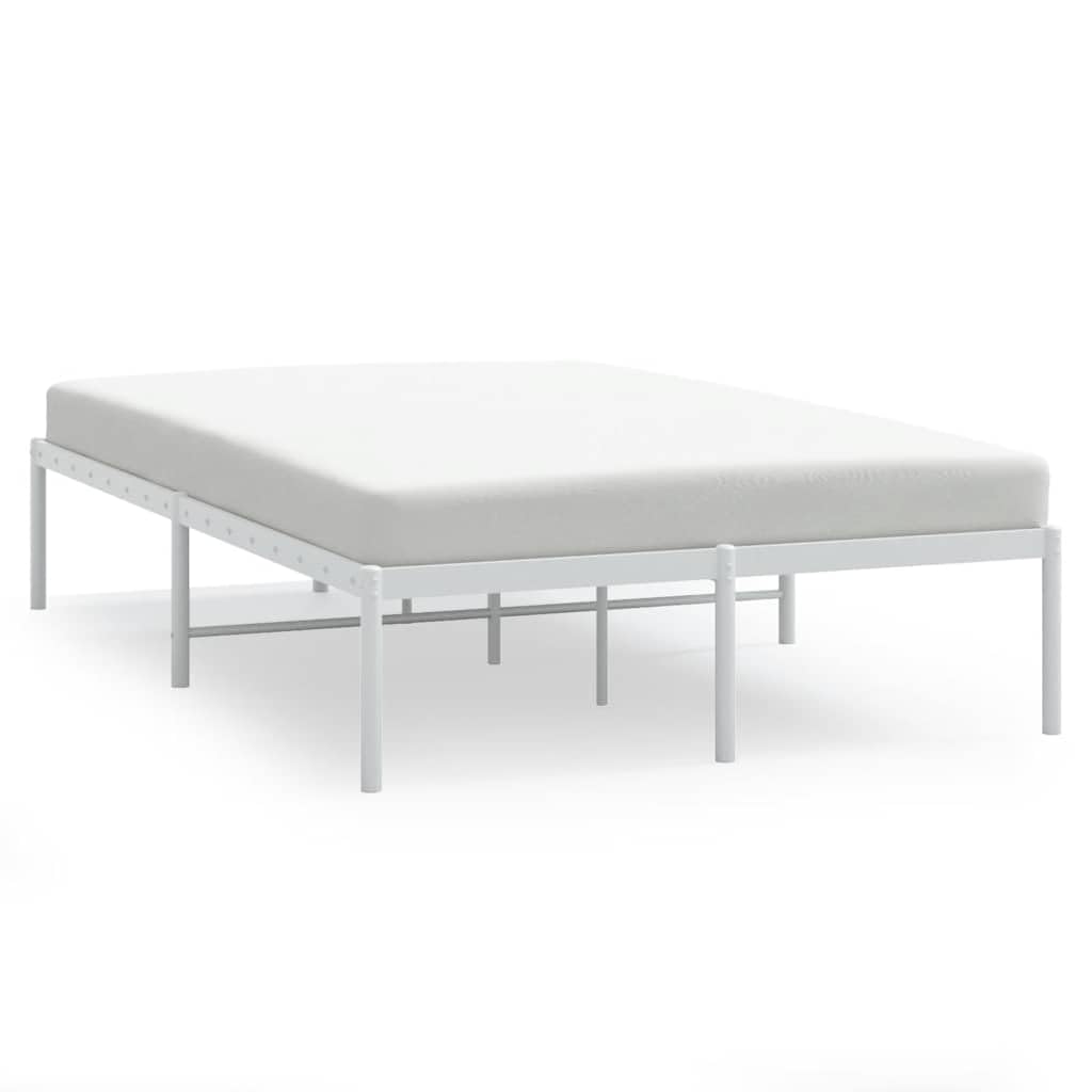 Struttura in metallo bianco verniciato a polvere Giroletto 120x190 cm