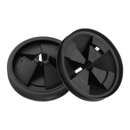 RQYEKDO Garbage Disposal Splash Guard 2 Pack 3 3/8 Inch Sink Baffle Drain Plugs QCB-AM Replacement for InSinkErator Evolution Series Moen Models Garbage Disposal Parts Accessories