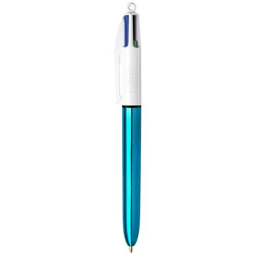 BIC 4 Color Shine Retractable Ballpoint Pen, 1.0 mm Medium Point, Long-Lasting Ink, 3-Count in Assorted Ink - image 2