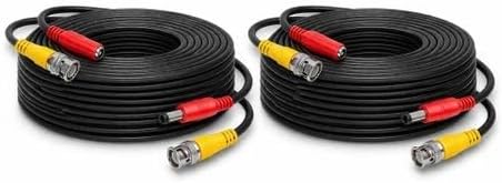 CCTV Camera Cable 18m Power and Video Plug and Play