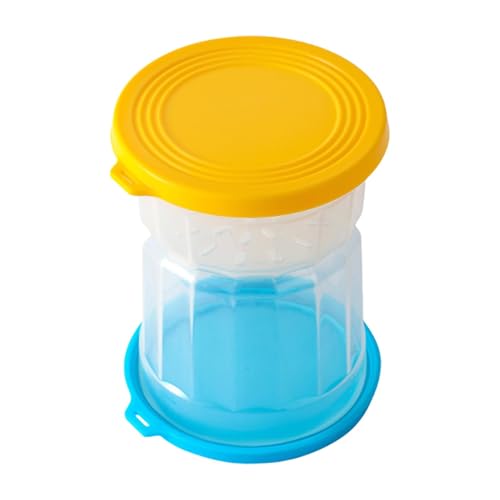 Envase de reloj de para – Práctico escurridor separador de hermético | Tarro de encurtidos con colador integrado, tarro de almacenamiento de encurtidos y de grado alimenticio con
