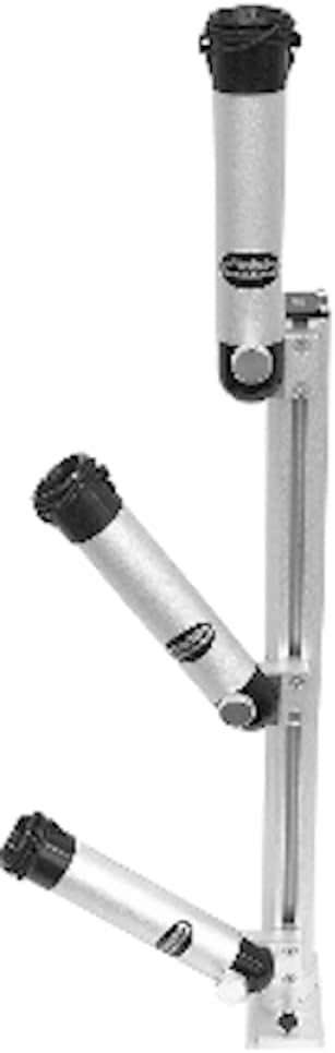 Traxstech VBT-3 Vertical Tree with Three Rod Holders, Silver