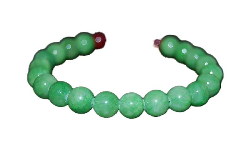 Bracelet jaspe vert de 8mm cadeau de bien-être et prospérité pour tous