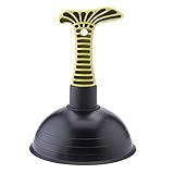 Cabilock WC- Saugglocke Pümpel Pömpel Abflussreiniger Rohrreiniger Saugnapf Klo WC Toilette Abfluss Gummistampfer für Bad Waschbecken Wanne Dusche (Grün)