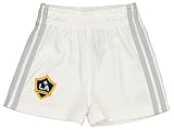 adidas LA Galaxy MLS Infant (12M-24M) Fan Shorts, White/Grey 18M