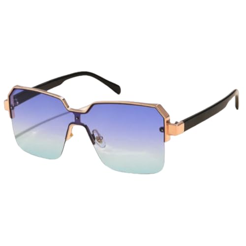 Lunettes de soleil de cyclisme en alliage robuste au design carré chic