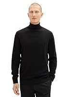 TOM TAILOR Herren Basic Strickpullover mit Rollkragen