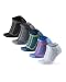 DANISH ENDURANCE Kurze Laufsocken, 3 & 5 Paar, Mehrfarbig (1xSchwarz/Grau, 1xBlau/Gelb, 1xGrau/Schwarz, 1xWeiß, 1xBlau), 43-47
