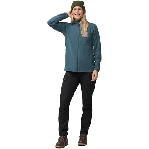 Fjällräven Damen Övik Lite Fleece Jacke, Black, L