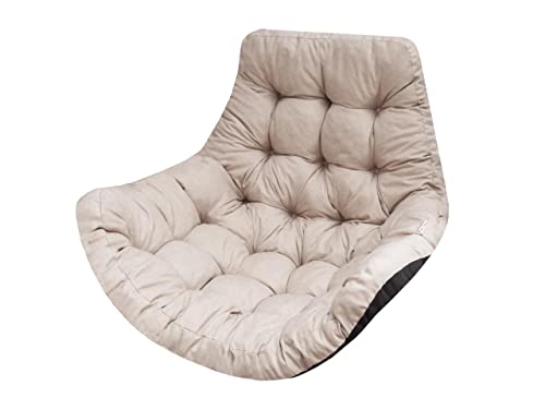 Cojín para silla colgante, cojín para columpio, cojín de respaldo en color beige Cover